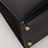 Hermès 1993 Black Box Sellier Kelly 32 GHW - FashioNica