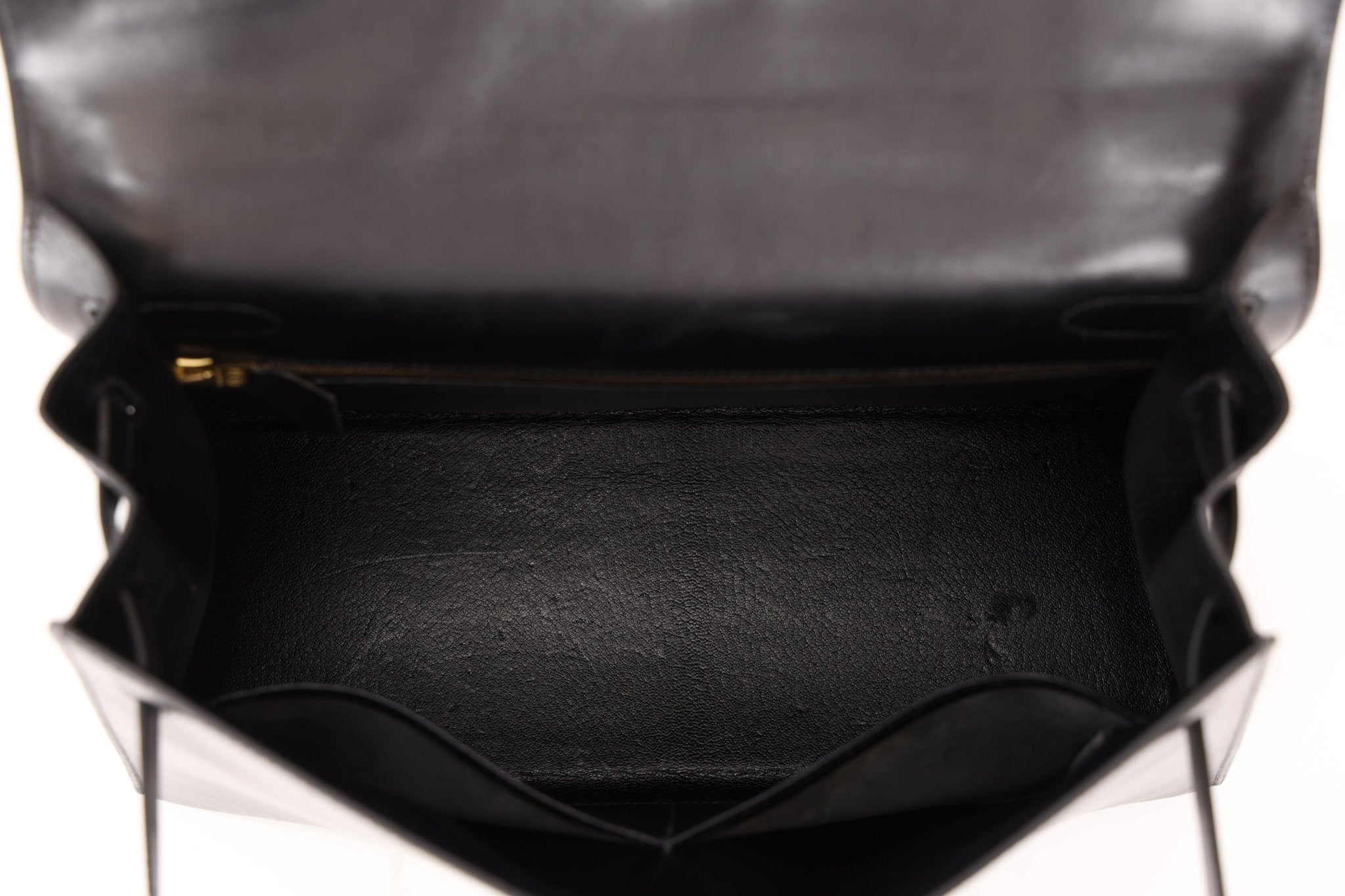 Hermès 1993 Black Box Sellier Kelly 32 GHW - FashioNica