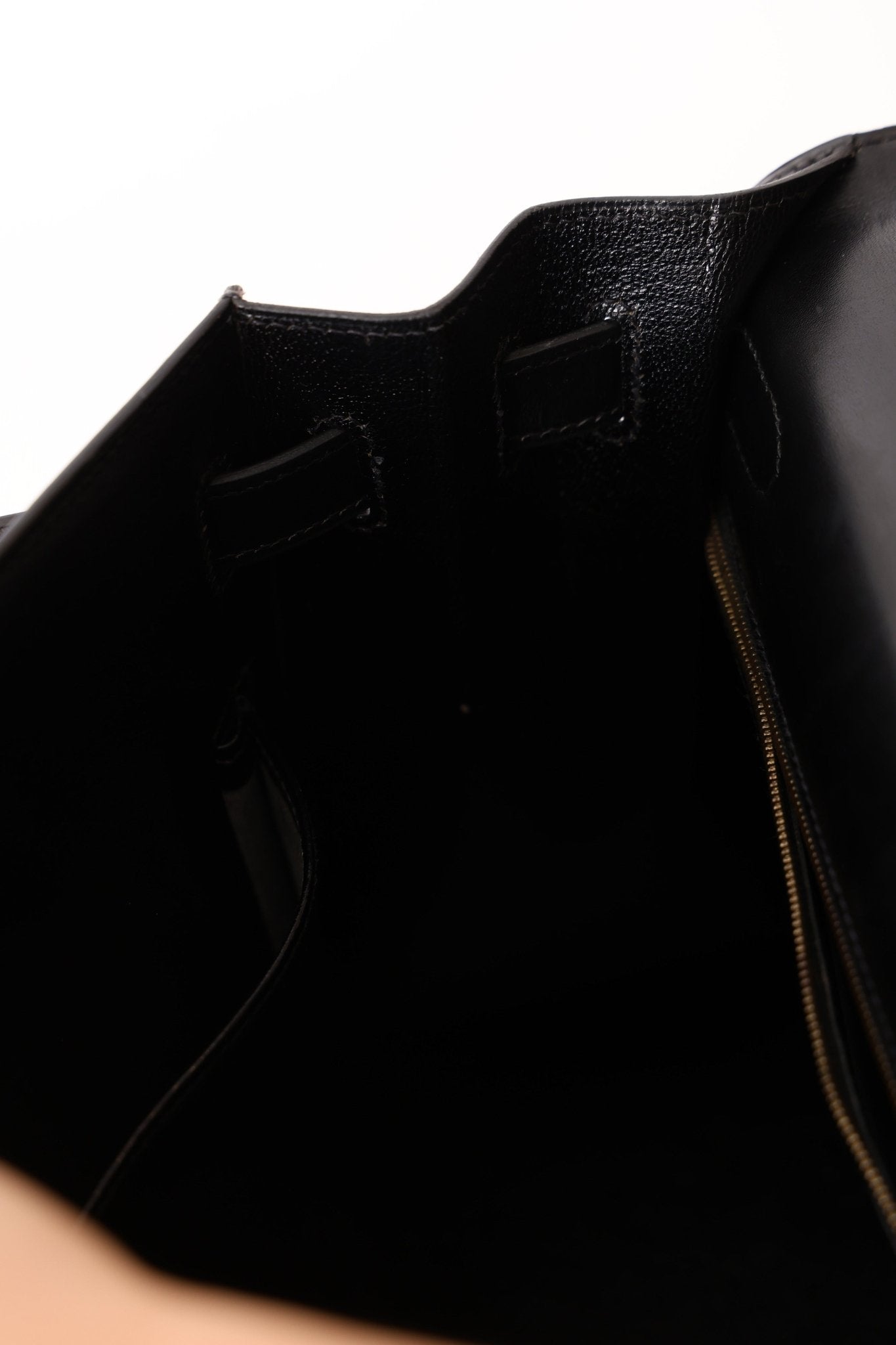 Hermès 1993 Black Box Sellier Kelly 32 GHW - FashioNica