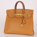 Hermès 1993 Gold Buffalo Birkin HAC 32 Retourne GHW - FashioNica