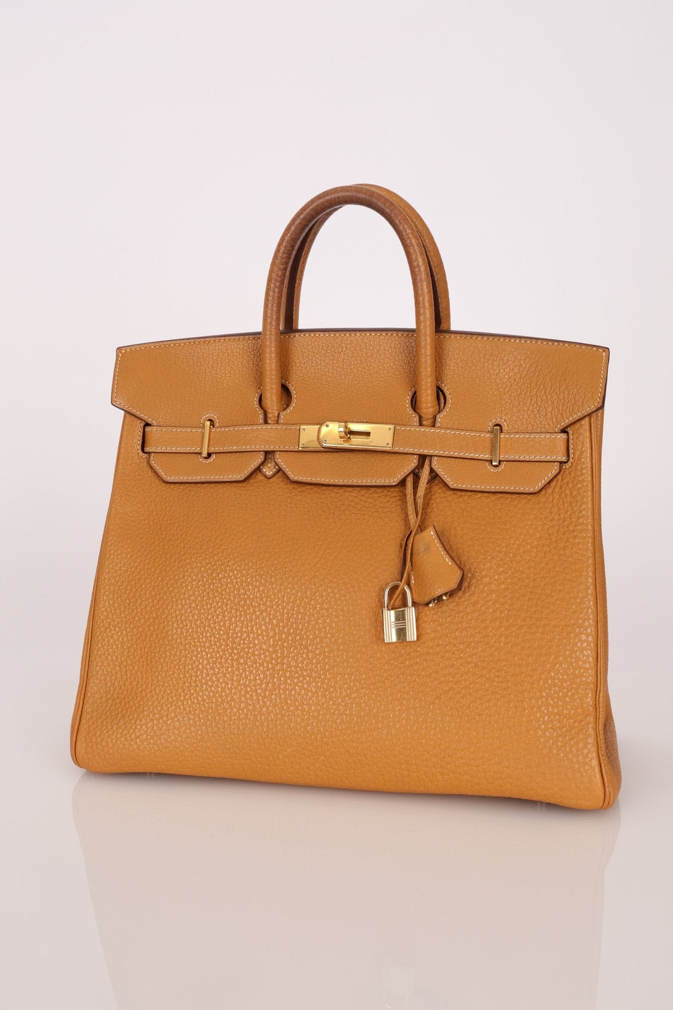 Hermès 1993 Gold Buffalo Birkin HAC 32 Retourne GHW - FashioNica