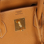 Hermès 1993 Gold Buffalo Birkin HAC 32 Retourne GHW - FashioNica