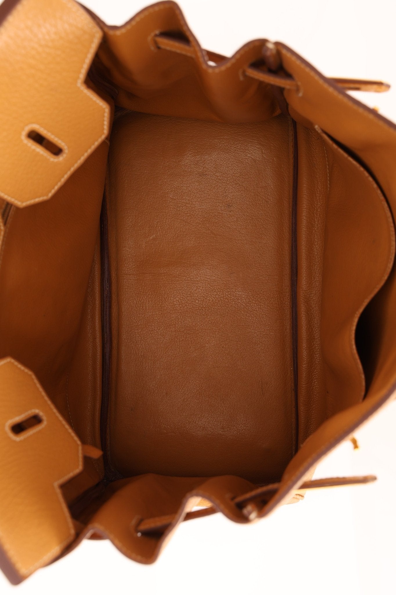 Hermès 1993 Gold Buffalo Birkin HAC 32 Retourne GHW - FashioNica