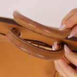 Hermès 1993 Gold Buffalo Birkin HAC 32 Retourne GHW - FashioNica