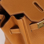 Hermès 1993 Gold Buffalo Birkin HAC 32 Retourne GHW - FashioNica