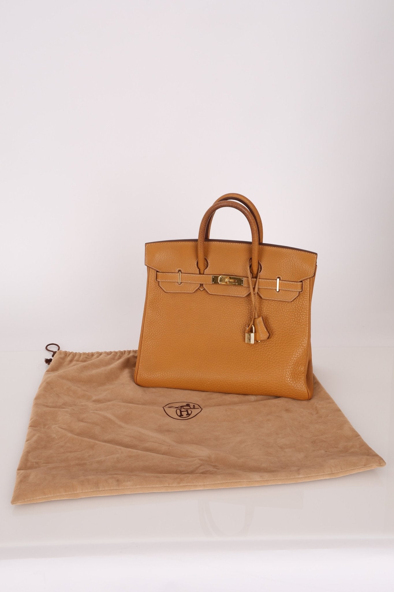 Hermès 1993 Gold Buffalo Birkin HAC 32 Retourne GHW - FashioNica