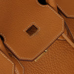 Hermès 1993 Gold Buffalo Birkin HAC 32 Retourne GHW - FashioNica