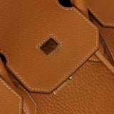 Hermès 1993 Gold Buffalo Birkin HAC 32 Retourne GHW - FashioNica