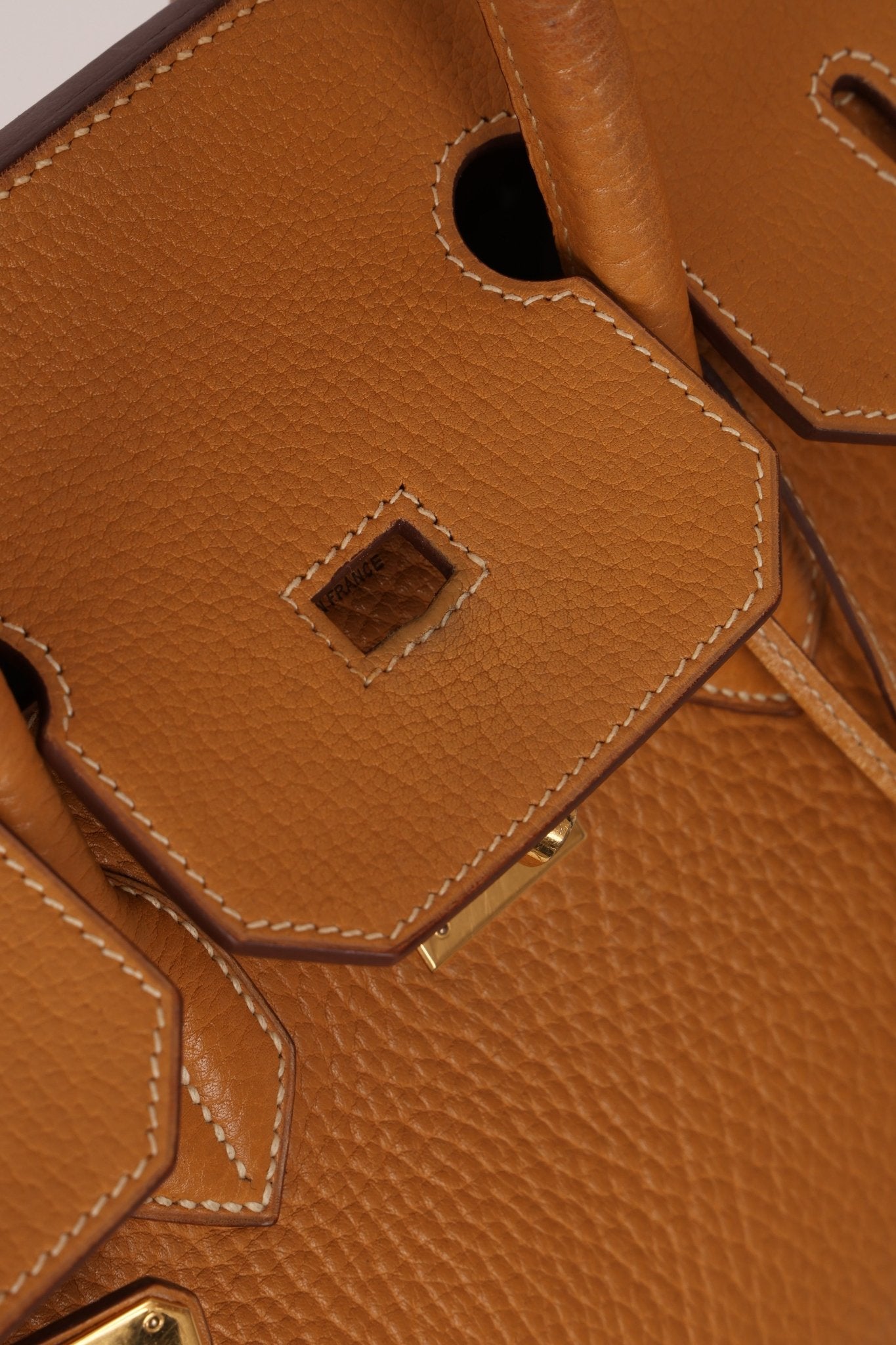 Hermès 1993 Gold Buffalo Birkin HAC 32 Retourne GHW - FashioNica