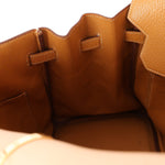 Hermès 1993 Gold Buffalo Birkin HAC 32 Retourne GHW - FashioNica