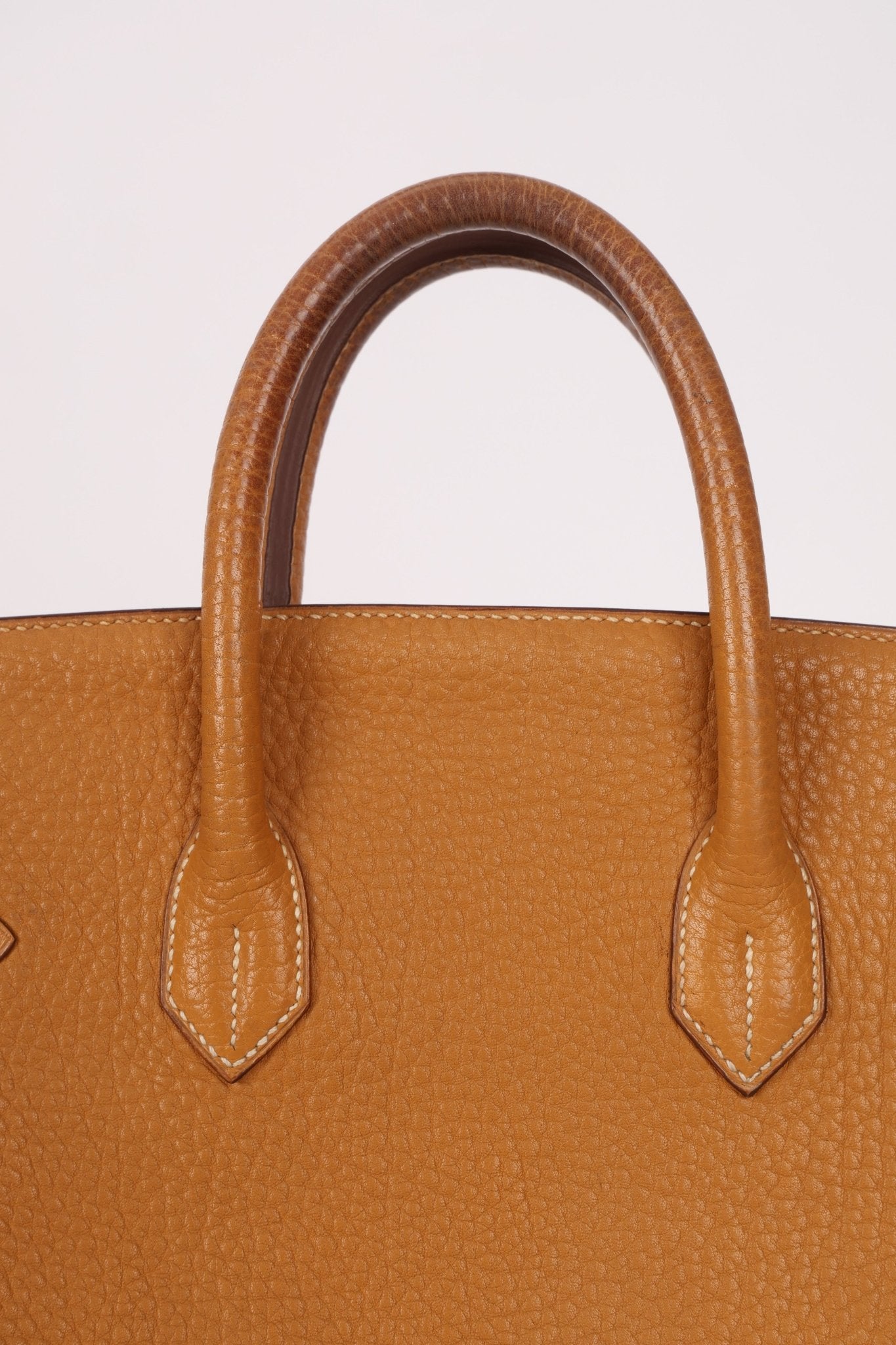 Hermès 1993 Gold Buffalo Birkin HAC 32 Retourne GHW - FashioNica