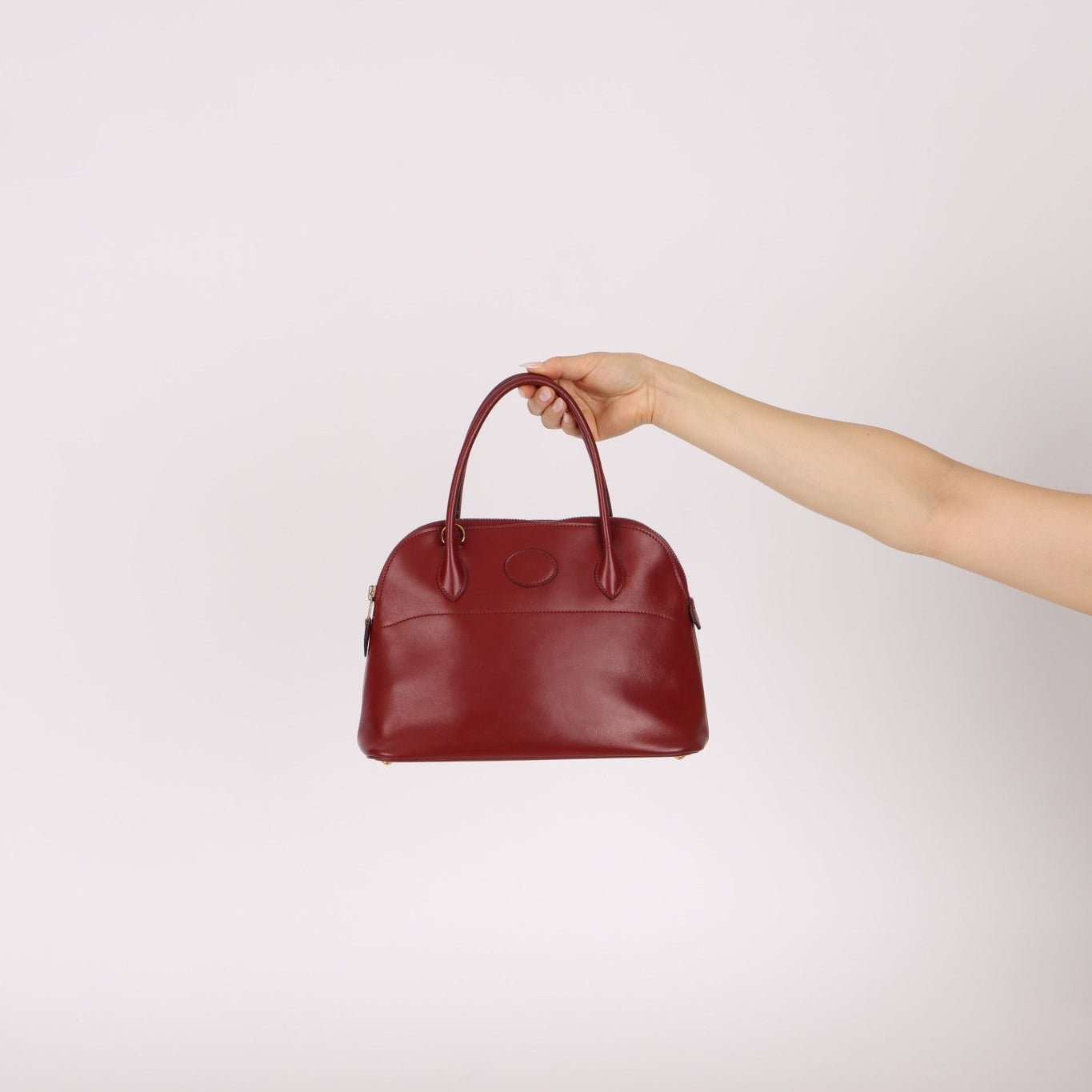 Hermès 1993 Rouge H Box Bolide 27 GHW - FashioNica