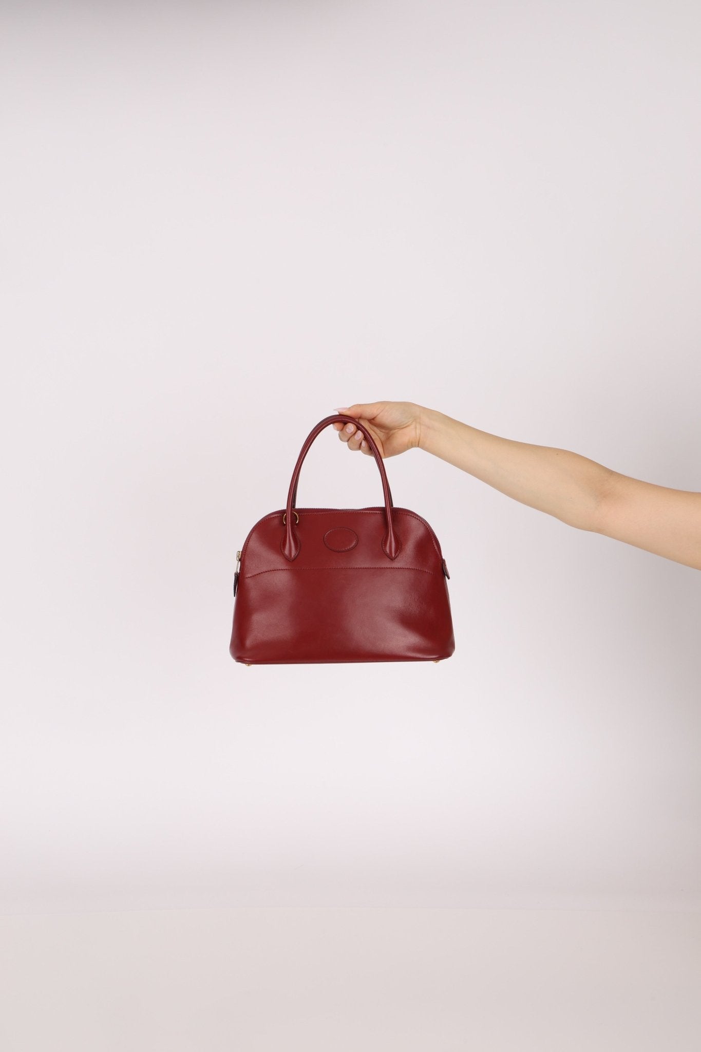 Hermès 1993 Rouge H Box Bolide 27 GHW - FashioNica