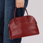 Hermès 1993 Rouge H Box Bolide 27 GHW - FashioNica