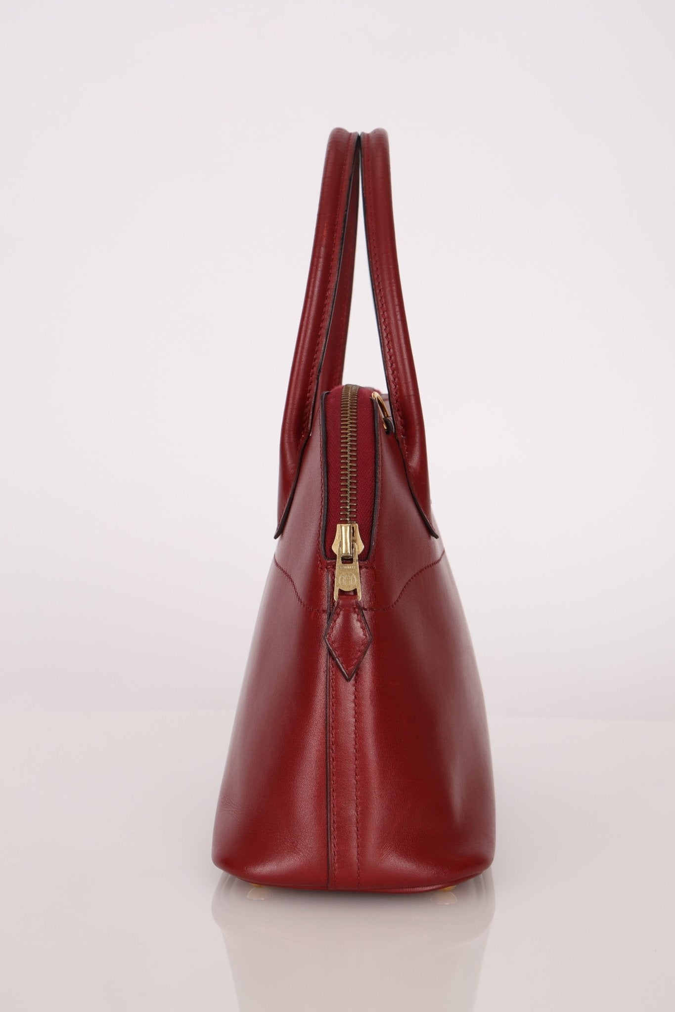 Hermès 1993 Rouge H Box Bolide 27 GHW - FashioNica