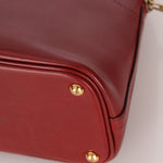 Hermès 1993 Rouge H Box Bolide 27 GHW - FashioNica