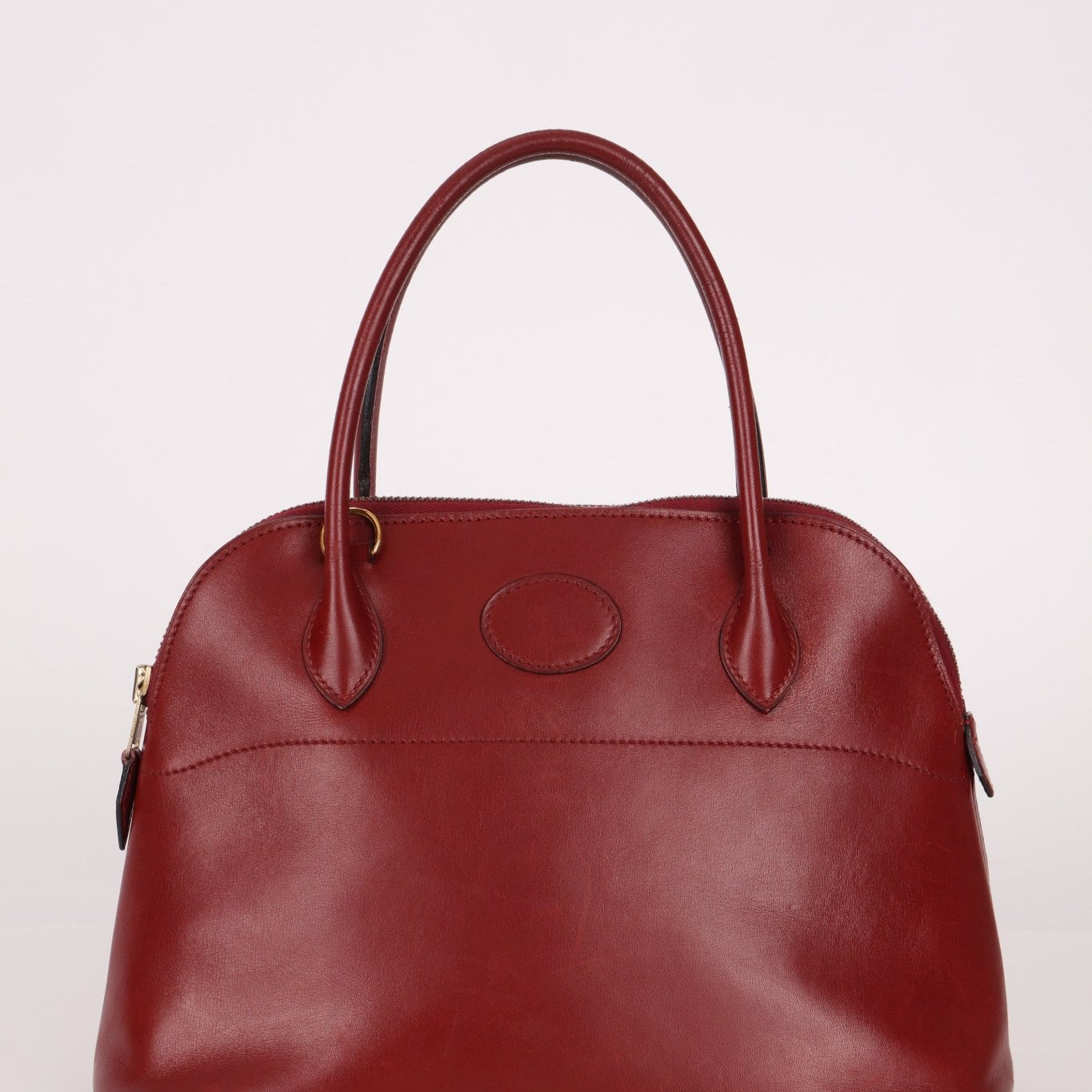 Hermès 1993 Rouge H Box Bolide 27 GHW - FashioNica