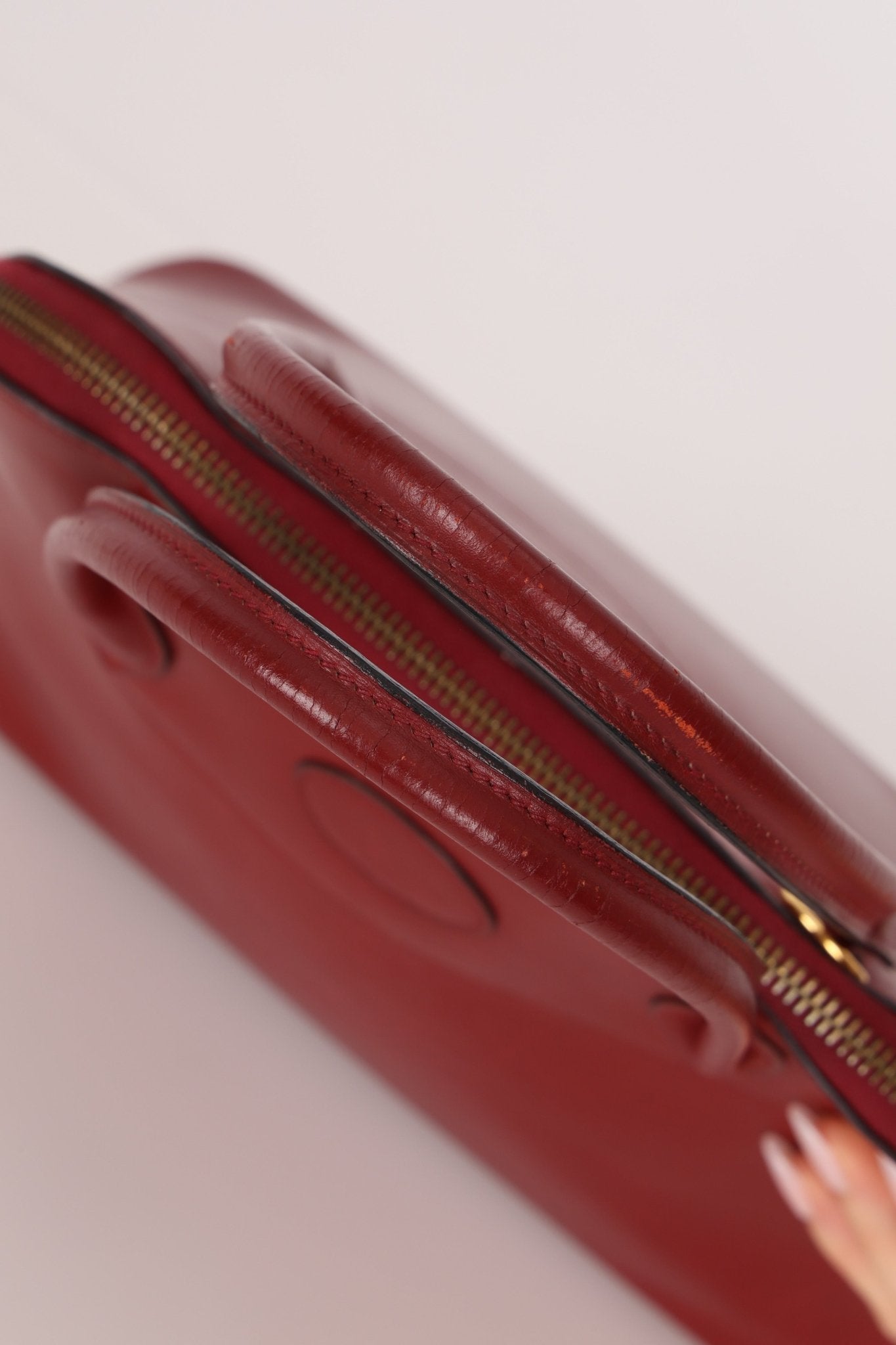 Hermès 1993 Rouge H Box Bolide 27 GHW - FashioNica