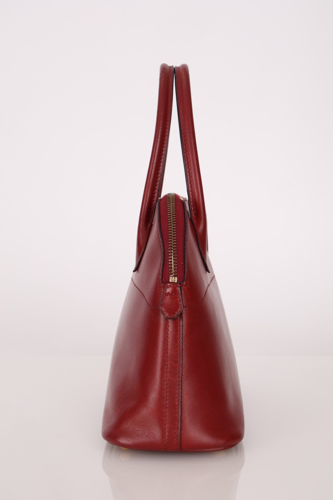 Hermès 1993 Rouge H Box Bolide 27 GHW - FashioNica