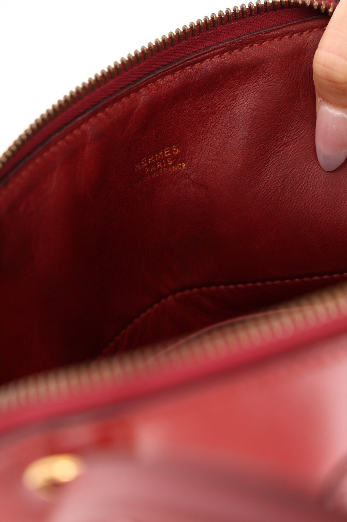 Hermès 1993 Rouge H Box Bolide 27 GHW - FashioNica