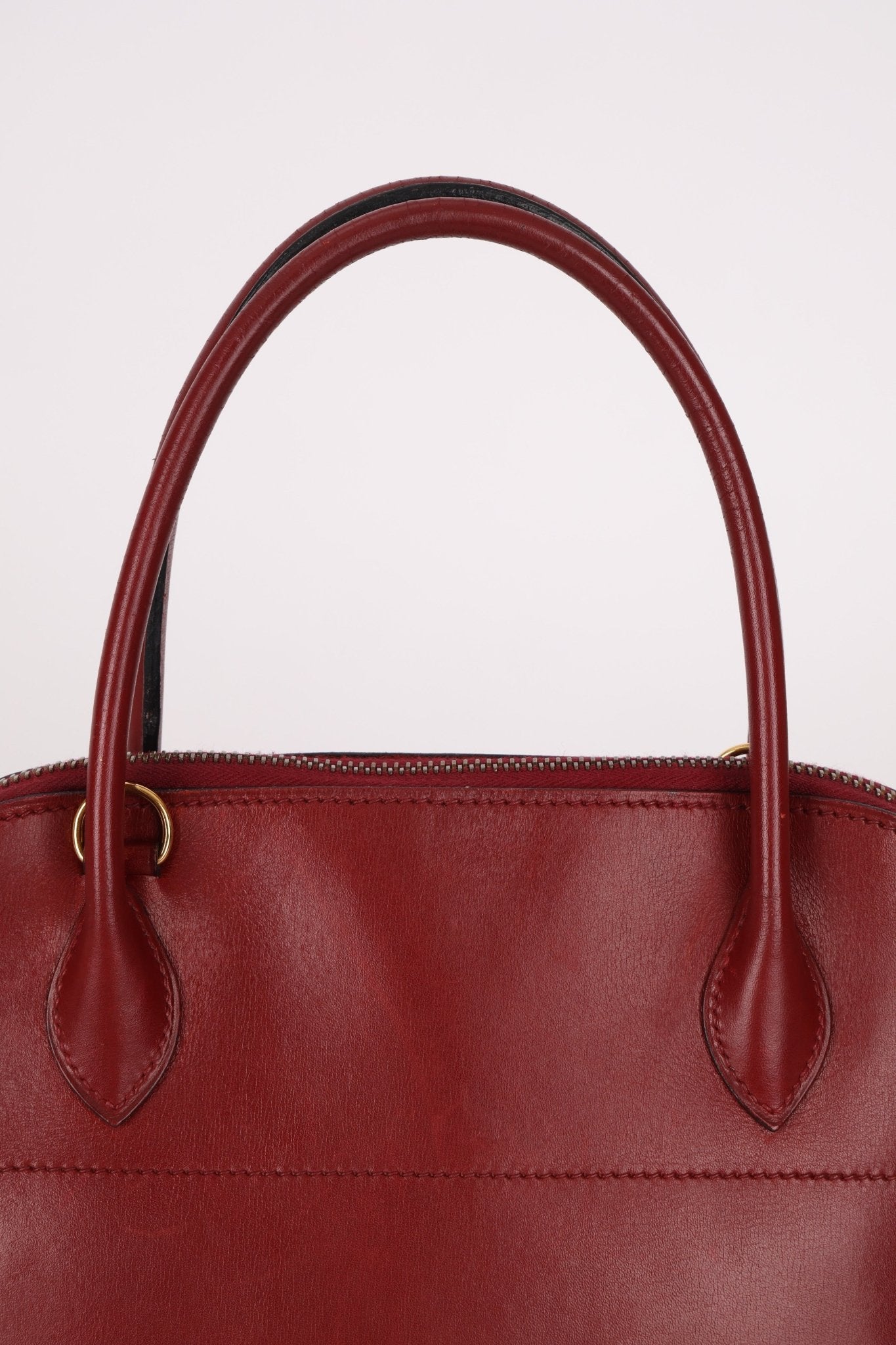 Hermès 1993 Rouge H Box Bolide 27 GHW - FashioNica