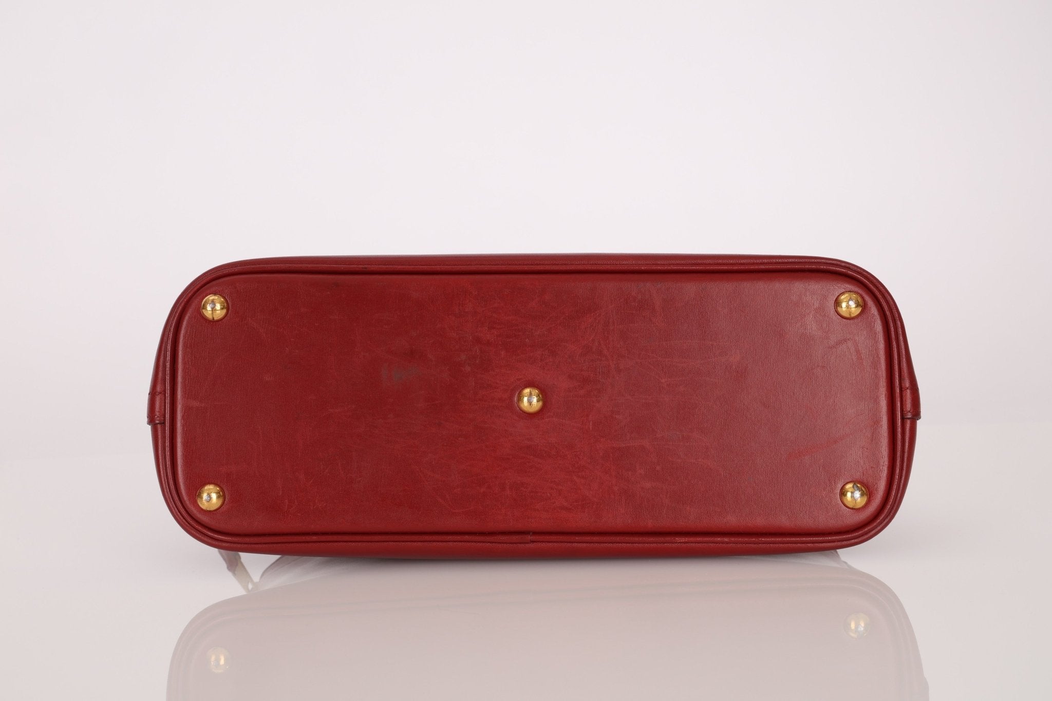 Hermès 1993 Rouge H Box Bolide 27 GHW - FashioNica
