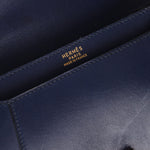 Hermès 1994 Navy Box Rhapsody Shoulder Bag - FashioNica