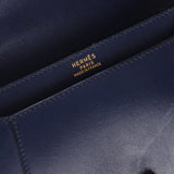 Hermès 1994 Navy Box Rhapsody Shoulder Bag - FashioNica