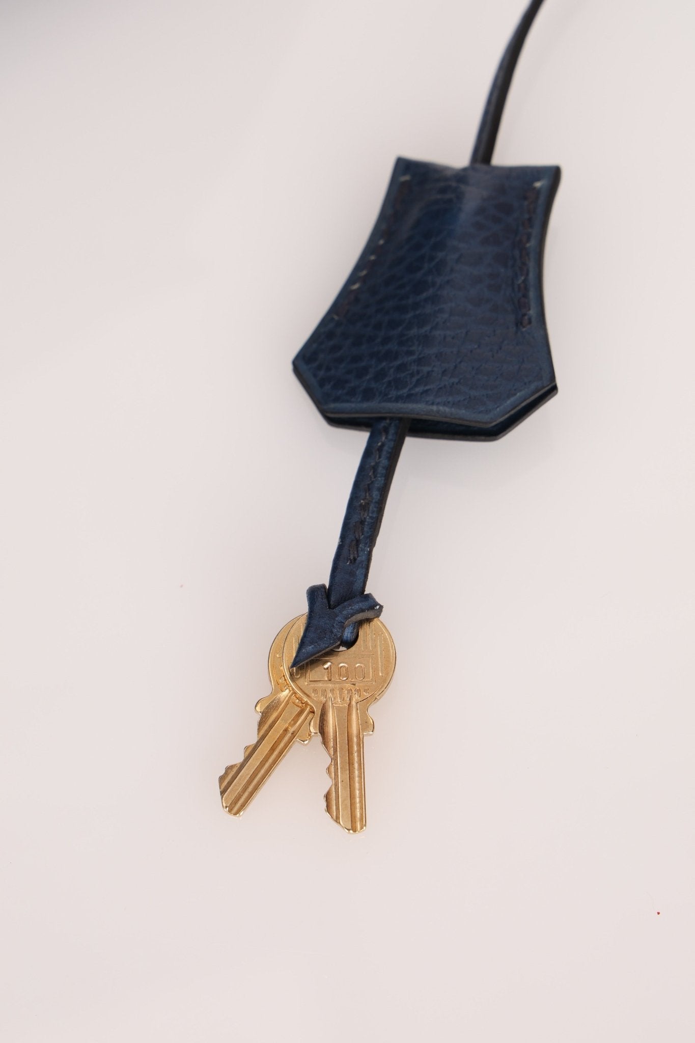 Hermès 1996 Bleu De Prusse Clemence Birkin 35 Retourne GHW - FashioNica