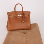 Hermès 1996 Gold Courchevel Retourne Birkin 35 GHW - FashioNica