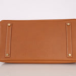 Hermès 1996 Gold Courchevel Retourne Birkin 35 GHW - FashioNica