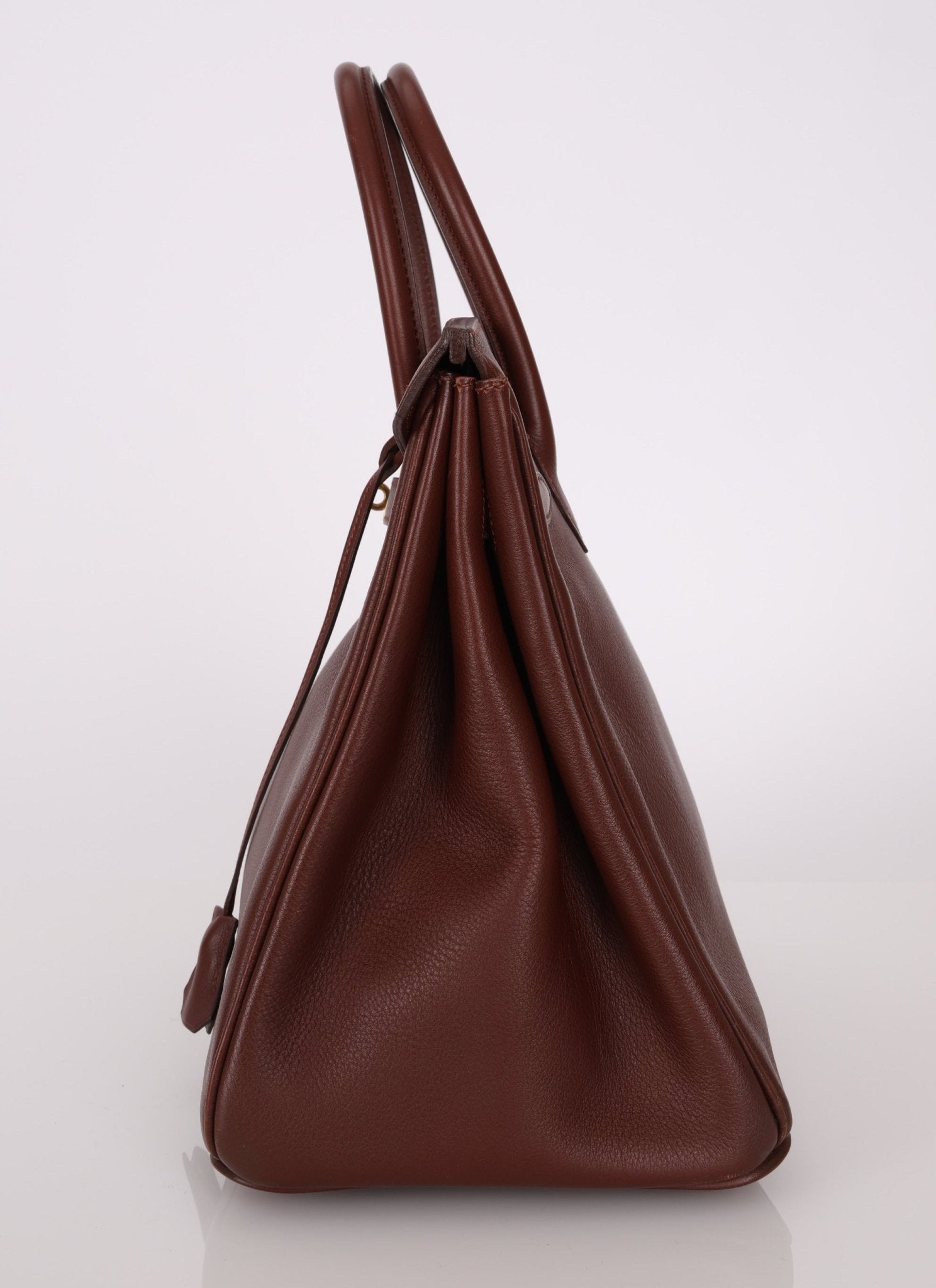 Hermès 1997 Chocolate Brown Evercalf Birkin 35 GHW - FashioNica
