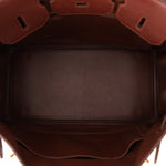 Hermès 1997 Chocolate Brown Evercalf Birkin 35 GHW - FashioNica