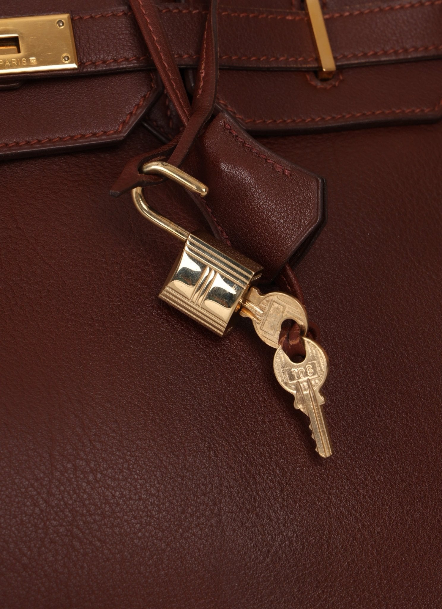 Hermès 1997 Chocolate Brown Evercalf Birkin 35 GHW - FashioNica