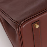 Hermès 1997 Chocolate Brown Evercalf Birkin 35 GHW - FashioNica