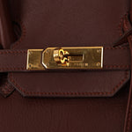 Hermès 1997 Chocolate Brown Evercalf Birkin 35 GHW - FashioNica