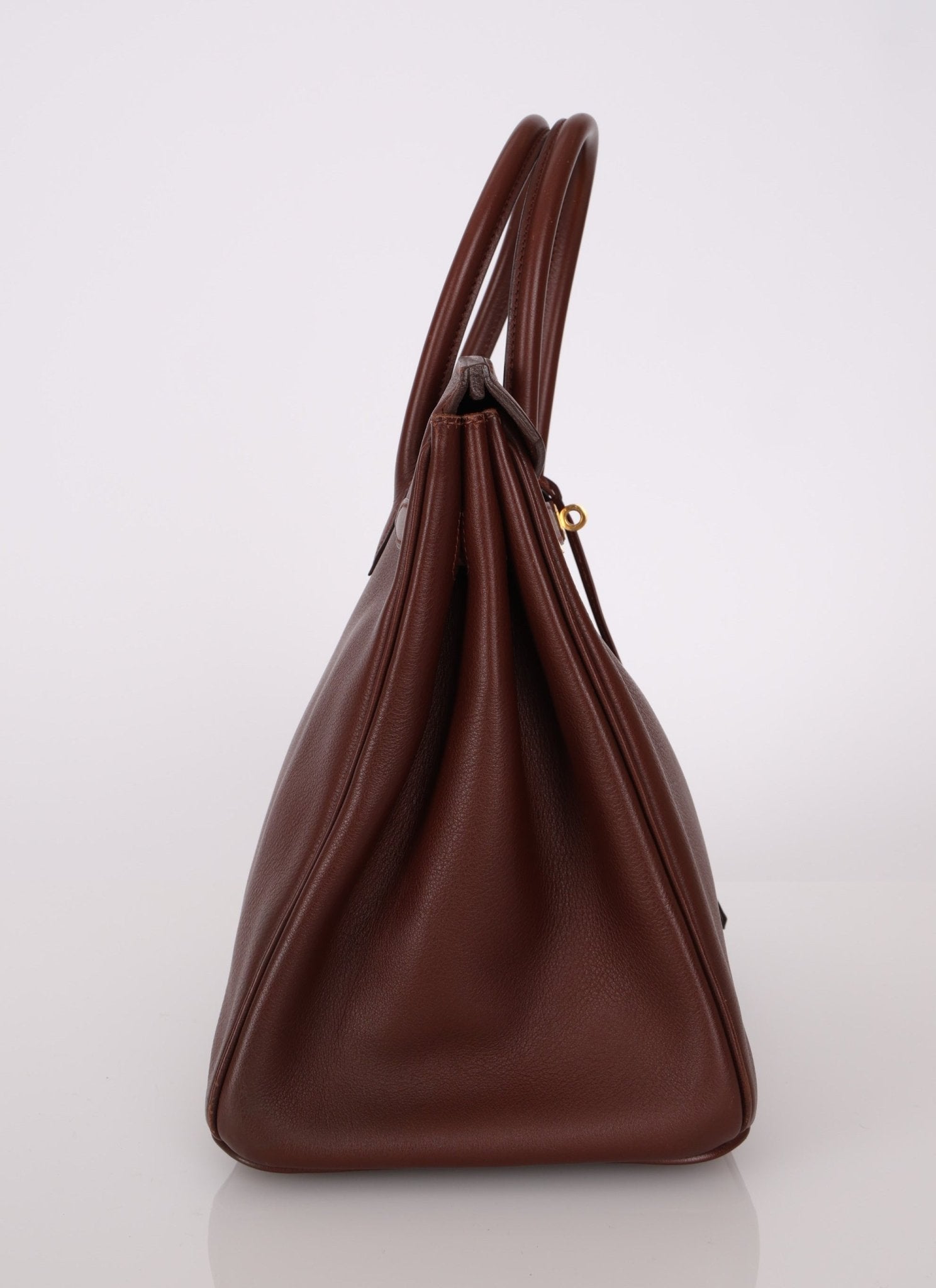 Hermès 1997 Chocolate Brown Evercalf Birkin 35 GHW - FashioNica