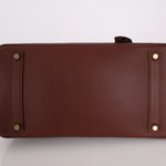 Hermès 1997 Chocolate Brown Evercalf Birkin 35 GHW - FashioNica