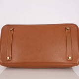 Hermès 1997 Gold Courchevel Retourne Birkin 35 GHW - FashioNica