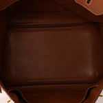 Hermès 1997 Gold Courchevel Retourne Birkin 35 GHW - FashioNica