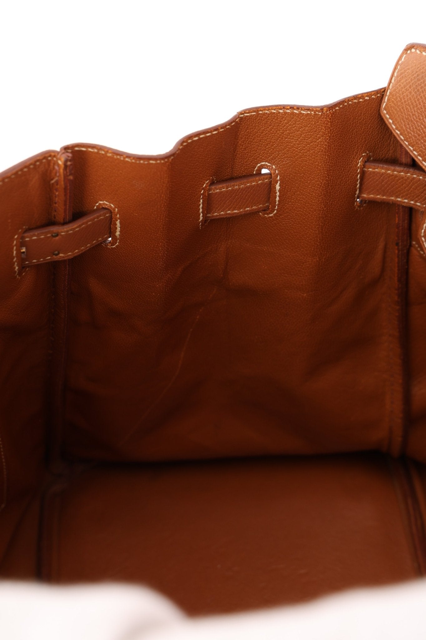 Hermès 1997 Gold Courchevel Retourne Birkin 35 GHW - FashioNica