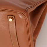 Hermès 1997 Gold Courchevel Retourne Birkin 35 GHW - FashioNica