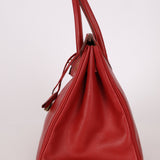 Hermès 1997 Retourne Rouge Vif Ardennes Birkin 35 GHW - FashioNica
