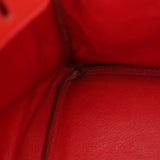 Hermès 1997 Retourne Rouge Vif Ardennes Birkin 35 GHW - FashioNica