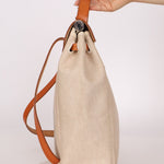 Hermès 1998 Herbag A Dos Backpack Toile PHW - FashioNica