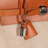 Hermès 1998 Herbag A Dos Backpack Toile PHW - FashioNica