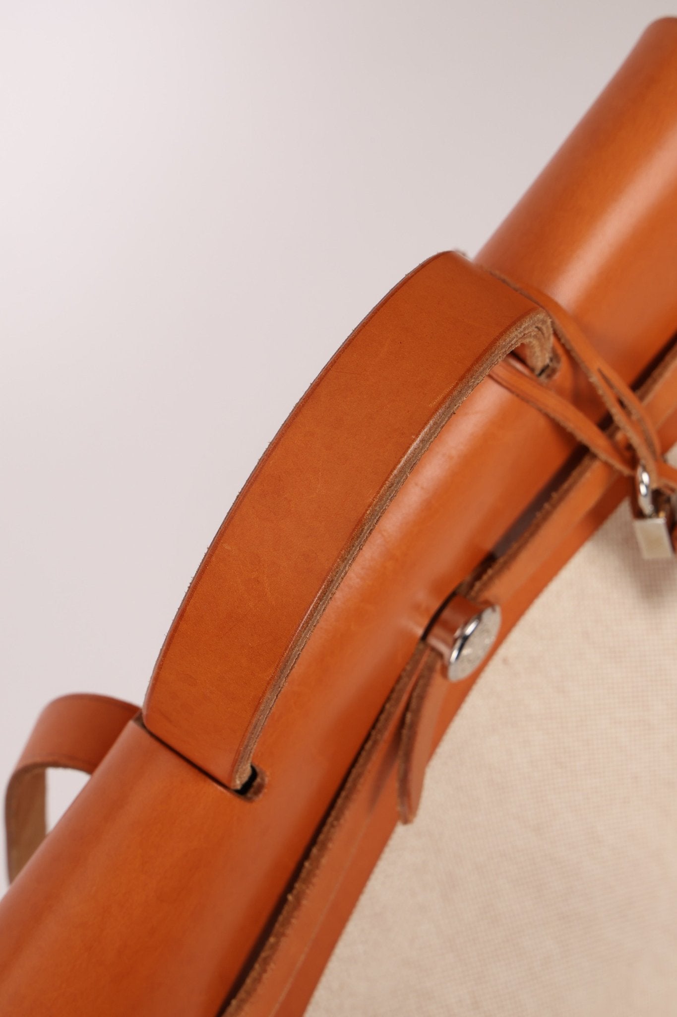 Hermès 1998 Herbag A Dos Backpack Toile PHW - FashioNica