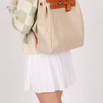 Hermès 1998 Herbag A Dos Backpack Toile PHW - FashioNica