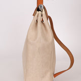 Hermès 1998 Herbag A Dos Backpack Toile PHW - FashioNica