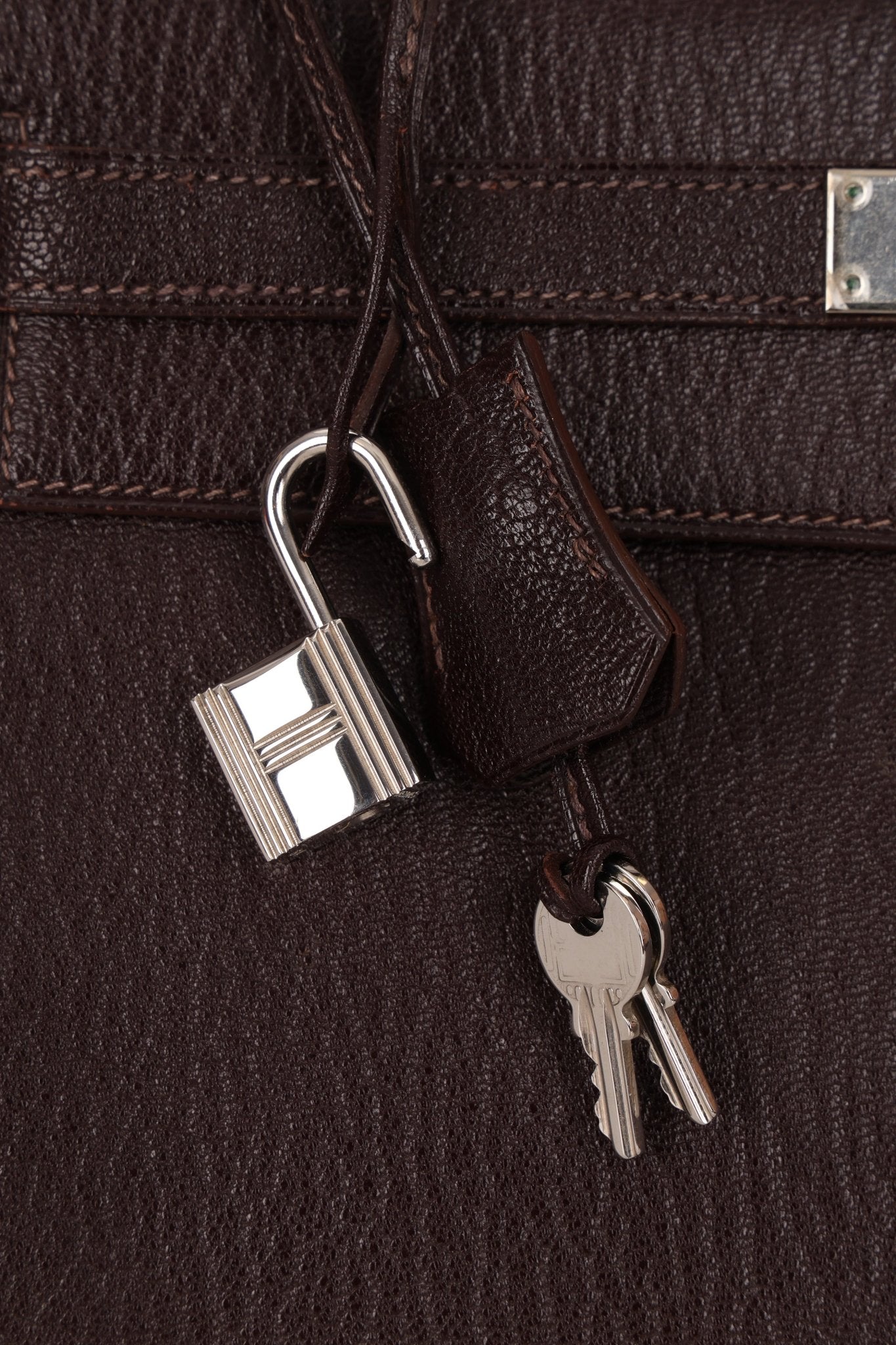 Hermès 2001 Ébène Fjord Retourne 32 Kelly PHW - FashioNica